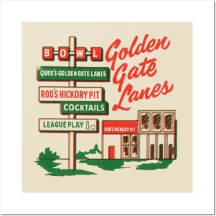 Golden Gates Lanes Posters and Art